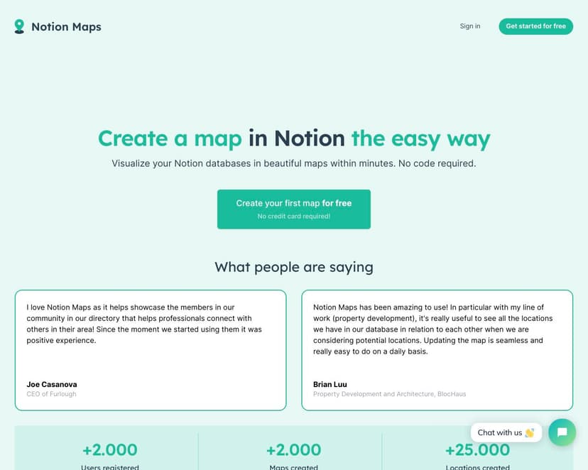 Notion Map Herramientas para Notion gratis